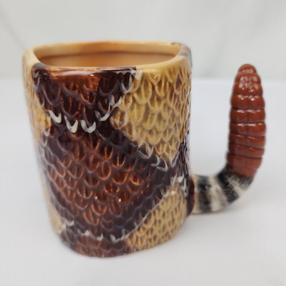 Gaham 2006 Diamondback Rattlesnake Snake In A Cup Coffee Cup Surprise Mug